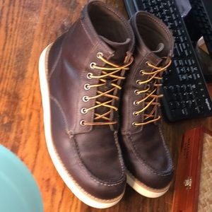 Eastland Lumber Up dark walnut brown men’s lace up boots 11